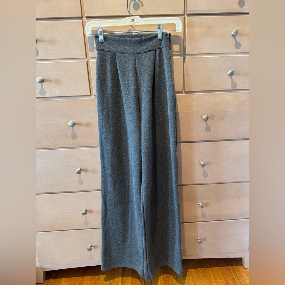 Trendyol Gray Wide Leg Women's Trousers Size XS